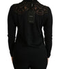 Dolce & Gabbana Alluring Silk Blend Lace Cardigan