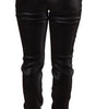 Dolce &amp; Gabbana Elegant Slim Fit Shimmer Cropped Pants
