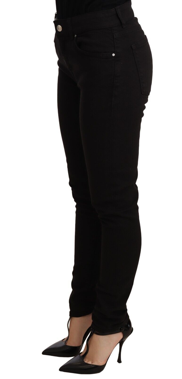 Dolce &amp; Gabbana Elegant Slim-Fit Black Skinny Jeans
