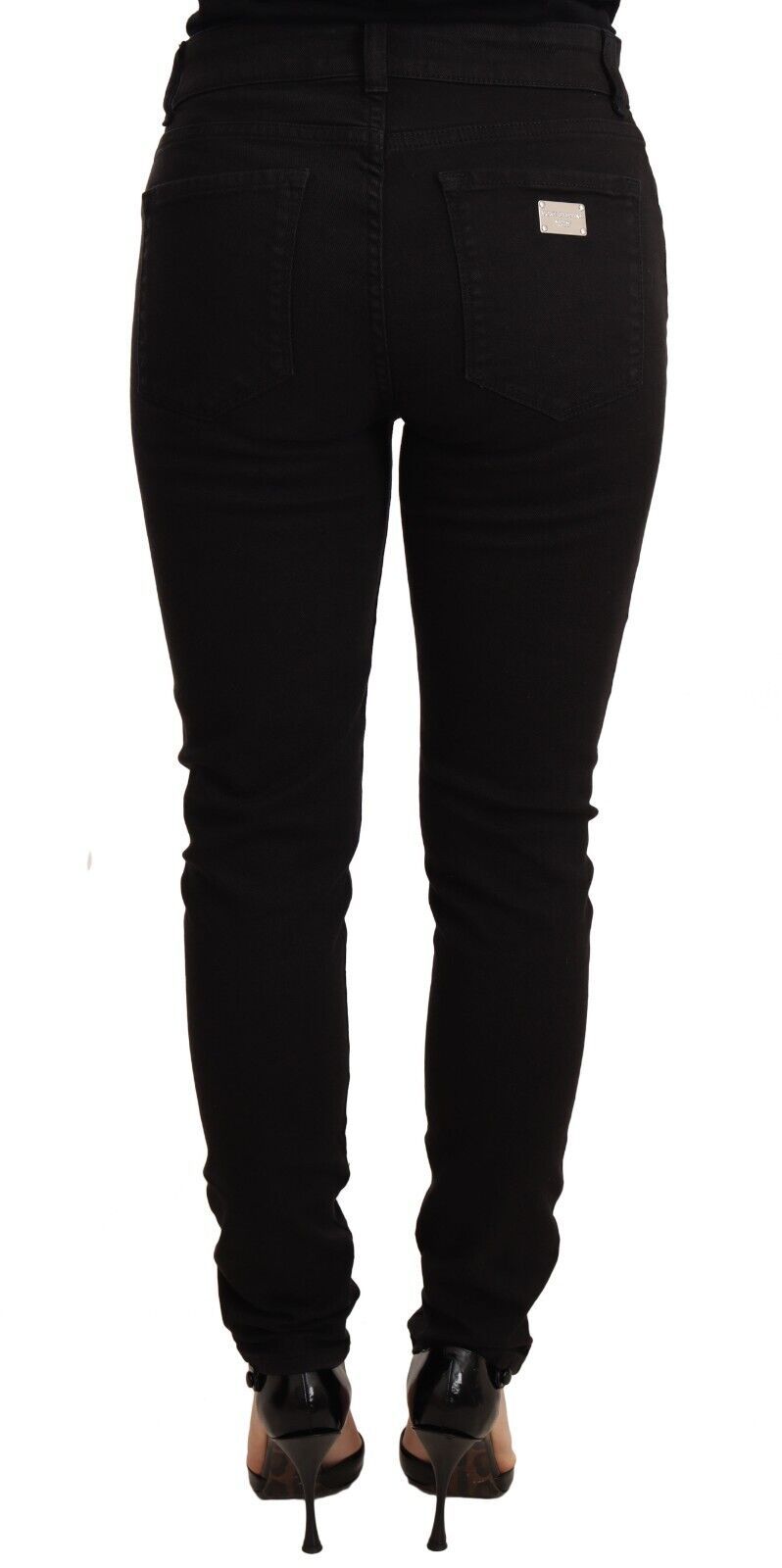 Dolce &amp; Gabbana Elegant Slim-Fit Black Skinny Jeans