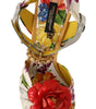Dolce & Gabbana Multicolor Crystal Embellished Heel Sandals