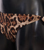 Bas de bikini élégant à imprimé léopard Dolce & Gabbana