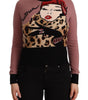 Dolce & Gabbana Pink Cashmere Crewneck Sartoria Pullover Sweater