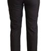 Dolce &amp; Gabbana Elegant Tailored Virgin Wool and Silk Pants