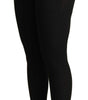 Dolce &amp; Gabbana Elegant High Waist Cashmere-Silk Tights Pants
