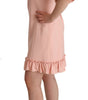 Dolce & Gabbana Pink Ruffled Sleeves Viscose Sheath Dress