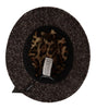Dolce & Gabbana Gray Melange Blended Textured Tweed Hat