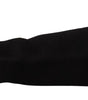 Dolce & Gabbana Elegant Black Cashmere Fingerless Gloves