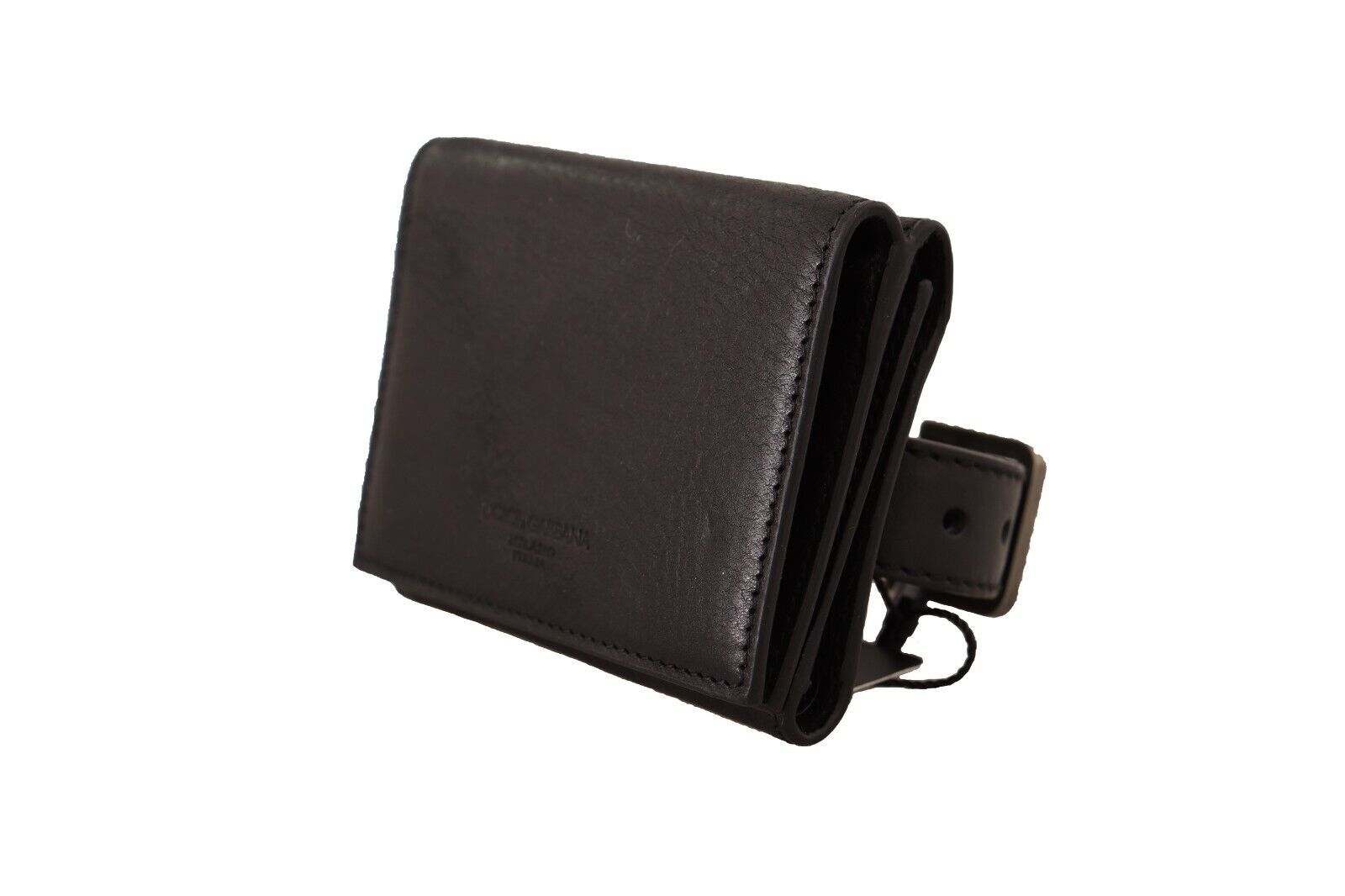 Dolce & Gabbana Élégant sac à main en cuir à trois volets Multi Kit