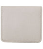 Dolce & Gabbana White Dauphine Leather Holder Pocket Wallet Condom Case