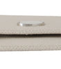 Dolce & Gabbana White Dauphine Leather Holder Pocket Wallet Condom Case