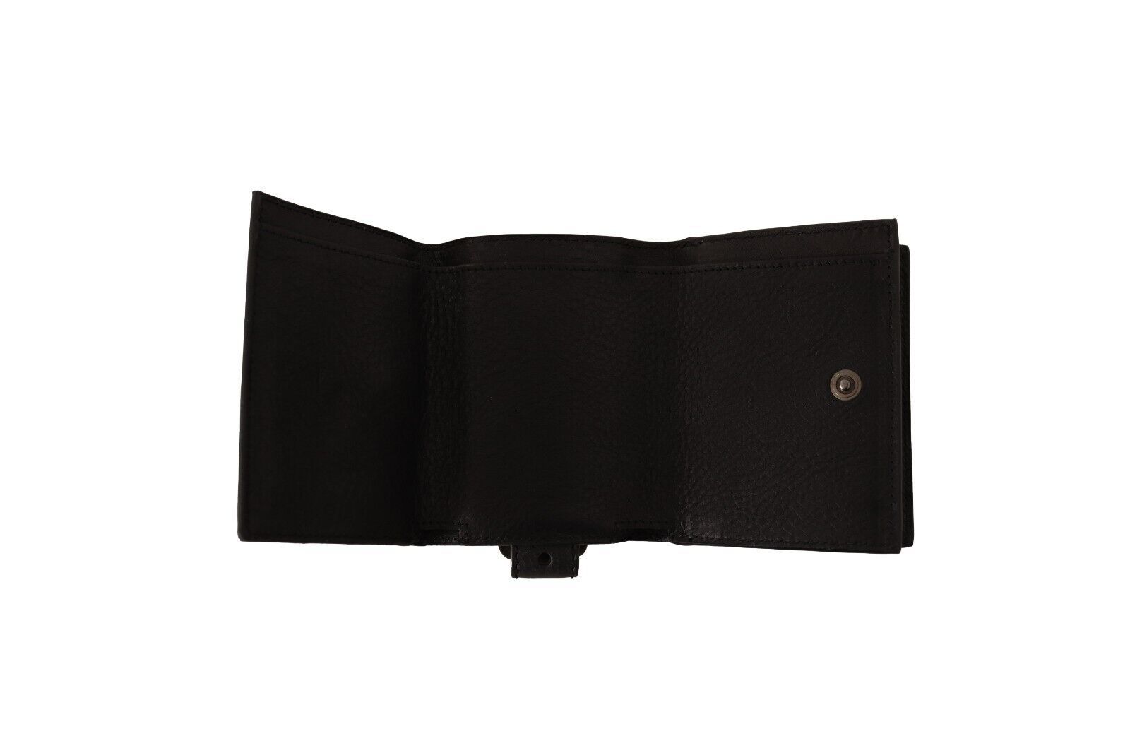 Dolce & Gabbana Élégant trousse multi-poches en cuir noir