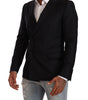 Dolce & Gabbana Black Dotted Double Breasted MARTINI Jacket