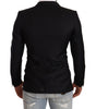 Dolce & Gabbana Black Dotted Double Breasted MARTINI Jacket