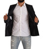 Dolce & Gabbana Black Dotted Double Breasted MARTINI Jacket