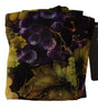 Dolce & Gabbana Elegant Black Grapes Printed Nylon Tights