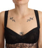 Dolce & Gabbana Elegant Black Silk Lingerie Chemise