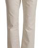 Dolce &amp; Gabbana Chic Off-White Cropped Jeans - Fashionista Must-Have