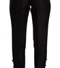 Dsquared² Black Wool High Waist Skinny Women Pants