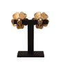 Dolce & Gabbana Elegant Floral Crystal Pearl Clip-On Earrings