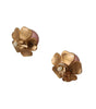 Dolce & Gabbana Elegant Floral Crystal Pearl Clip-On Earrings