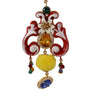Dolce & Gabbana Gold Brass Carretto Sicily Statement Crystal Chain Necklace