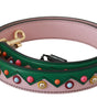 Dolce & Gabbana Élégante bandoulière en cuir multicolore