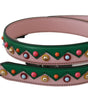Dolce & Gabbana Élégante bandoulière en cuir multicolore