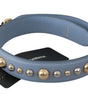 Dolce & Gabbana Élégante bandoulière en cuir bleu