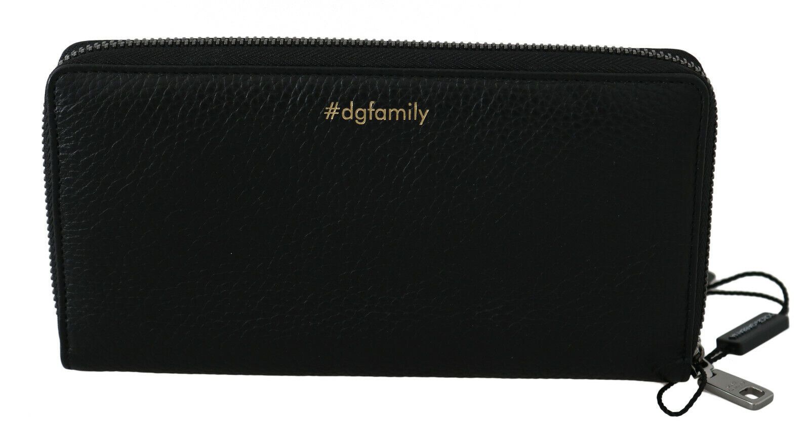 Portefeuille continental en cuir noir et rouge Dolce & Gabbana Chic