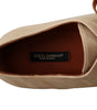 Dolce & Gabbana Élégantes ballerines en cuir d'anguille beige