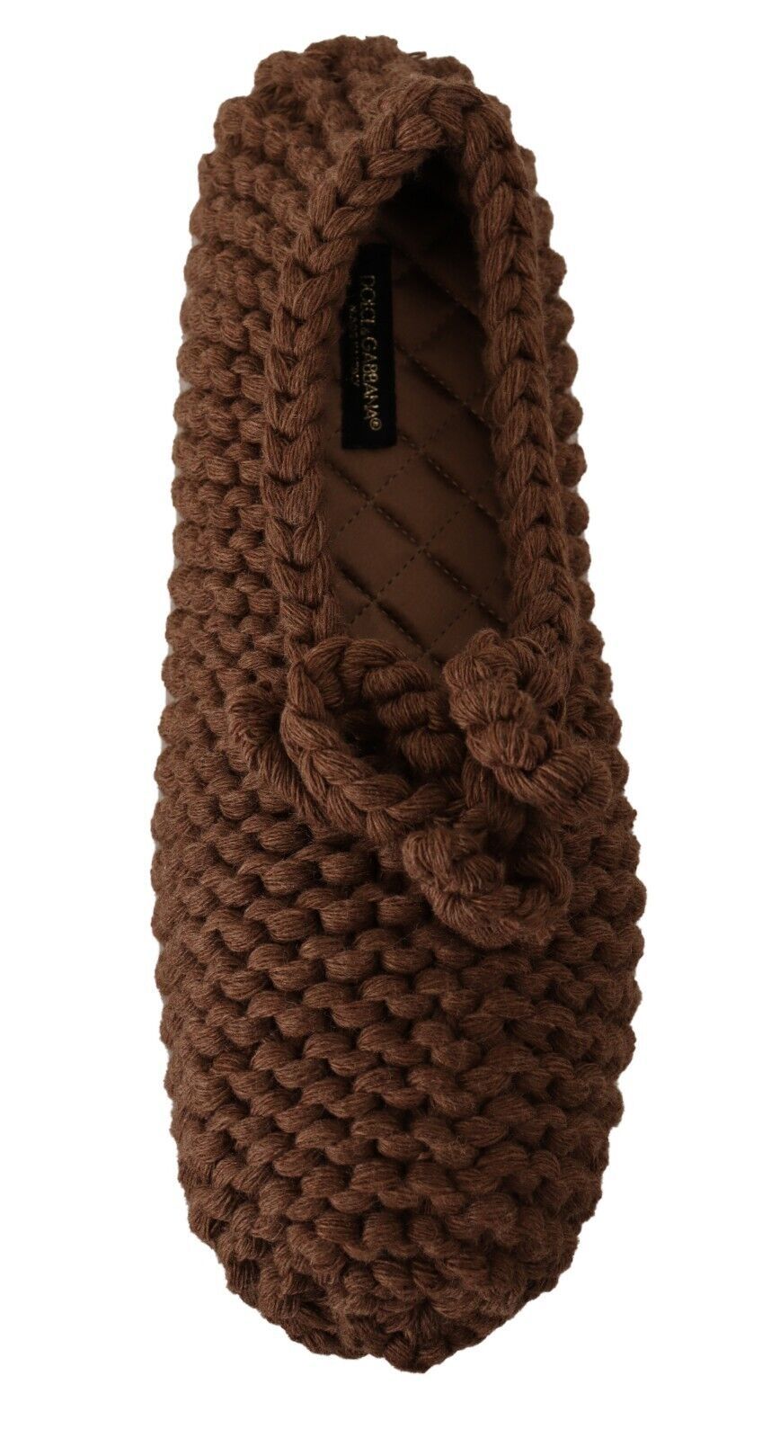 Ballerines élégantes en tricot de laine Dolce & Gabbana
