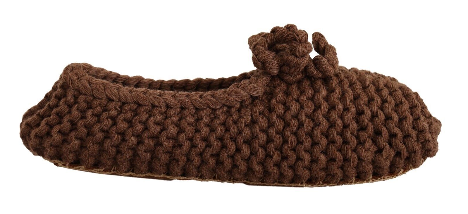 Ballerines élégantes en tricot de laine Dolce & Gabbana