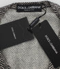 Dolce & Gabbana Elegant Black and White Wool Cardigan