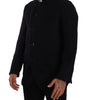 Dolce & Gabbana Gray Alpaca Button Down Men Coat Jacket