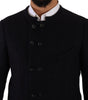 Dolce & Gabbana Gray Alpaca Button Down Men Coat Jacket