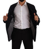 Dolce & Gabbana Gray Alpaca Button Down Men Coat Jacket