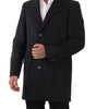 Dolce & Gabbana Dark Gray Wool Over Trench Coat Men Jacket