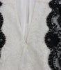 Dolce & Gabbana White Floral Lace Full Length Gown Dress