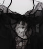 Dolce &amp; Gabbana Elegant Black Silk Lace Lingerie Chemise