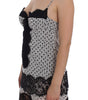 Dolce &amp; Gabbana Elegant Floral Lace Silk Chemise