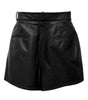 Dolce & Gabbana Black Lambskin Women's Short