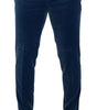 Costume slim bleu élégant en velours Dolce &amp; Gabbana