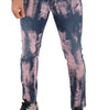 Dolce & Gabbana Blue Pink Tie Dye Cotton Skinny Denim Jeans