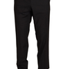 Dolce & Gabbana Gray Wool Formal Tuxedo Trouser Dress Pants