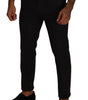 Dolce & Gabbana Gray Check Wool Formal Trouser Dress Pants