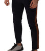 Dolce & Gabbana Blue Cotton Stretch Skinny Corduroy Jeans