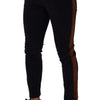 Dolce & Gabbana Blue Cotton Stretch Skinny Corduroy Jeans