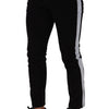 Dolce & Gabbana Black Cotton Stretch Skinny Corduroy Jeans