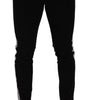 Dolce & Gabbana Black Cotton Stretch Skinny Corduroy Jeans